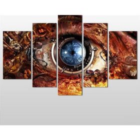 Technopa Lens Göz 140x80 cm Kanvas Tablo
