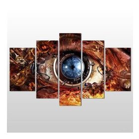 Technopa Lens Göz 208x120 cm Kanvas Tablo