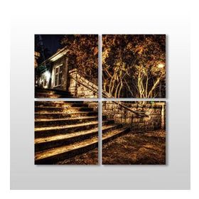 Technopa Merdiven 110x110 cm Kanvas Tablo