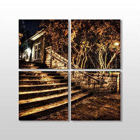 Technopa Merdiven 200x200 cm Kanvas Tablo