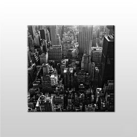 Technopa Metropol Kent Manzarası 100x100 cm Kanvas Tablo