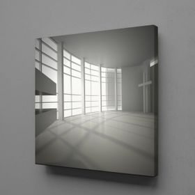 Technopa Mimari 190x190 cm Kanvas Tablo
