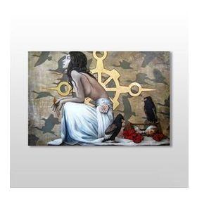 Technopa Mitolojik Portre 90x60 cm Kanvas Tablo