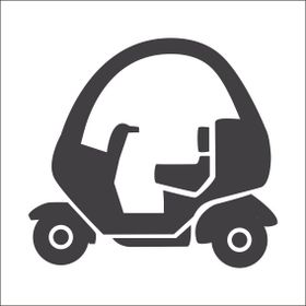 Technopa Motosiklet 80 cm Folyo Duvar Stickerı