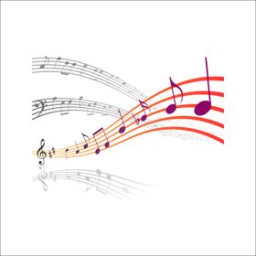 Technopa Müzik Notası 20 cm Folyo Duvar Stickerı