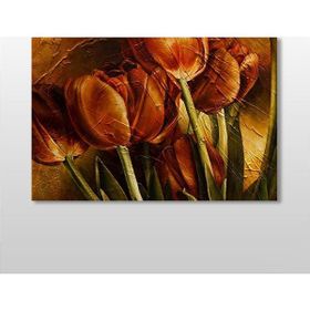 Technopa Natural Lale 45x30 cm Kanvas Tablo