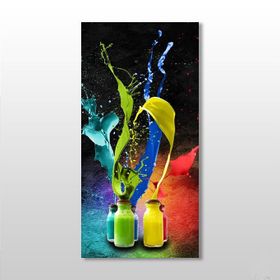 Technopa Naturel Boya Şişeleri 30x50 cm Kanvas Tablo