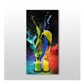 Technopa Naturel Boya Şişeleri 60x90 cm Kanvas Tablo