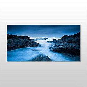 Technopa Nehir 200x100 cm Kanvas Tablo
