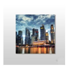 Technopa New York Manzara 130x130 cm Kanvas Tablo