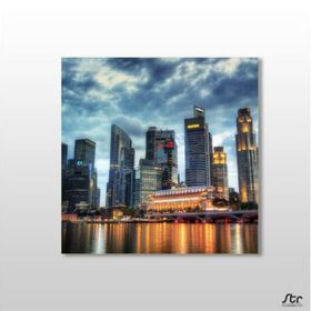 Technopa New York Manzara 200x200 cm Kanvas Tablo
