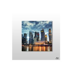 Technopa New York Manzara 90x90 cm Kanvas Tablo