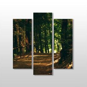Technopa Orman 129x140 cm Kanvas Tablo
