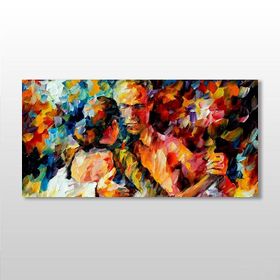 Technopa Oryantal Dans 220x110 cm Kanvas Tablo