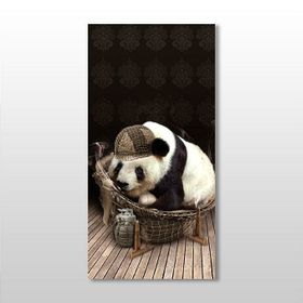 Technopa Panda 130x195 cm Kanvas Tablo
