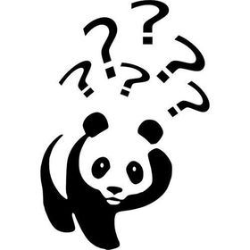 Technopa Panda 160 cm Folyo Duvar Stickerı