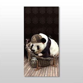 Technopa Panda 50x75 cm Kanvas Tablo