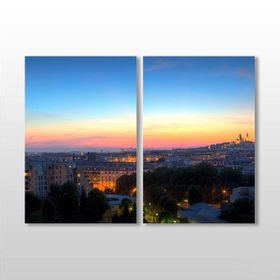 Technopa Paris Manzaralı 40x30 cm Kanvas Tablo