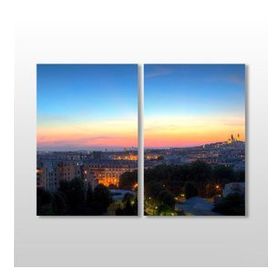 Technopa Paris Manzaralı 40x30 cm Kanvas Tablo