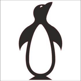 Technopa Penguen 90 cm Folyo Duvar Stickerı