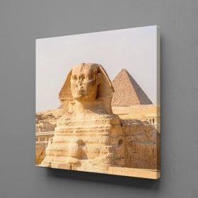 Technopa Piramitler 110x110 cm Kanvas Tablo