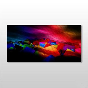 Technopa Rengarenk 100x50 cm Kanvas Tablo