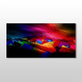Technopa Rengarenk 60x30 cm Kanvas Tablo