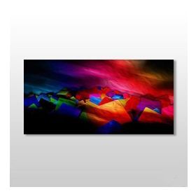Technopa Rengarenk 80x40 cm Kanvas Tablo