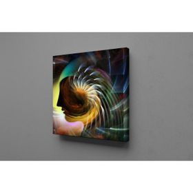 Technopa Renk Kartelası 60x60 cm Kare Kanvas Tablo