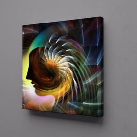 Technopa Renk Kartelası 60x60 cm Kare Kanvas Tablo