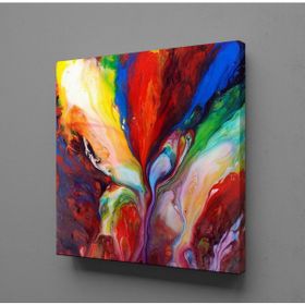 Technopa Renkli Atlar 60x60 cm Kanvas Tablo