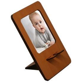 Technopa Resim Çerçeve Ahşap Renk Telefon Tutucu