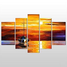Technopa Sandal Yağlı Boya 208x120 cm Kanvas Tablo