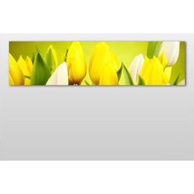 Technopa Sarı Laleler 210x70 cm Kanvas Tablo