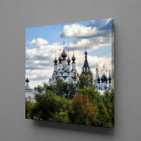 Technopa Şatolar 100x100 cm Kanvas Tablo