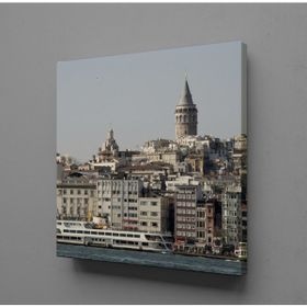 Technopa Şehir Görüntüsü 100x100 cm Kanvas Tablo