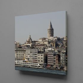 Technopa Şehir Görüntüsü 110x110 cm Kanvas Tablo