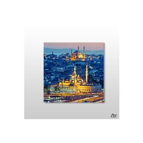 Technopa Sepya Süleymaniye Camii 190x190 cm Kanvas Tablo