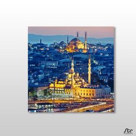 Technopa Sepya Süleymaniye Camii 80x80 cm Kanvas Tablo