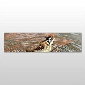 Technopa Serçe 270x90 cm Kanvas Tablo