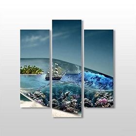 Technopa Şişe 111x120 cm Kanvas Tablo