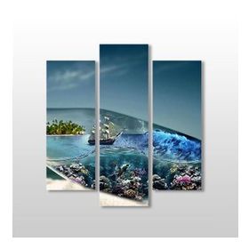 Technopa Şişe 120x130 cm Kanvas Tablo