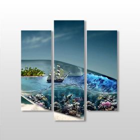 Technopa Şişe 120x130 cm Kanvas Tablo