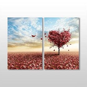 Technopa Sonbahar Ağacı 110x100 cm Kanvas Tablo
