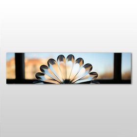 Technopa Soyut Papatya 180x60 cm Kanvas Tablo