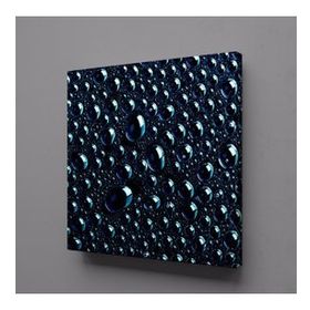 Technopa Su Damlaları 120x120 cm Kanvas Tablo