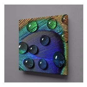 Technopa Su Damlaları 40x40 cm Kanvas Tablo