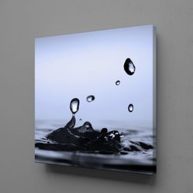 Technopa Su Damlaları 90x90 cm Kanvas Tablo