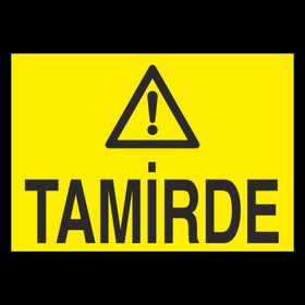 Technopa Tamirde Uyarı Levhası