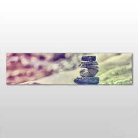 Technopa Taşlar 150x50 cm Kanvas Tablo